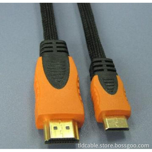 High Speed Mini HDMI Cable, Gold Plated